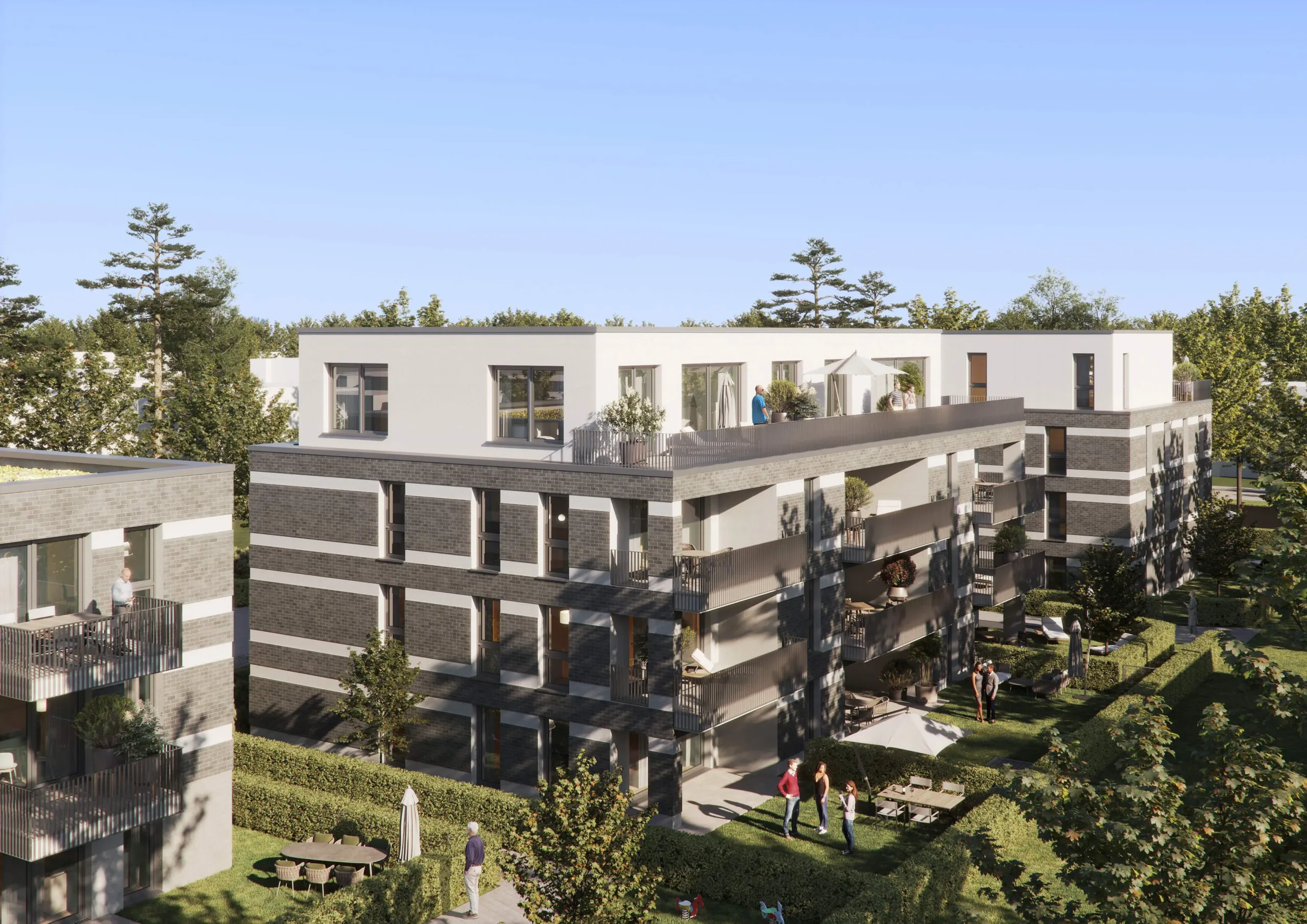 Haus 2.1 Perspektive Rückansicht (002) Eschenpark